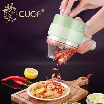 CUGF Новый Gatling Многофункциональный измельчитель чеснока для пюре Gods Радиоактивируемая домашняя нарезка для чеснока Измельчитель Мешалка