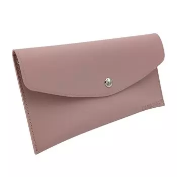CUIR POCHE Pen Mobile Slim Adult Leather Scratch Water Stain Cosmetic Valuables Case, Phone, Design, Womens, Stylish, Look, Resistance, Repellent,