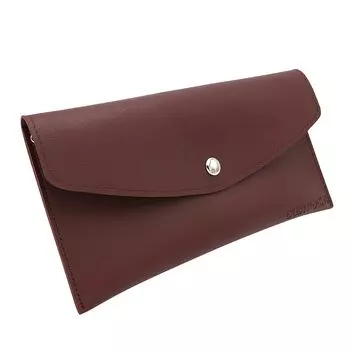 CUIR POCHE Pen Mobile Slim Adult Leather Scratch Water Stain Cosmetic Valuables Case, Phone, Design, Womens, Stylish, Look, Resistance, Repellent,