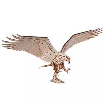 Цукурун продается в инструкции по эксплуатации 3D Wood Puzzle Species Series Golden Desu® [официально Япония/включен японский язык] (Исчезающий орел)