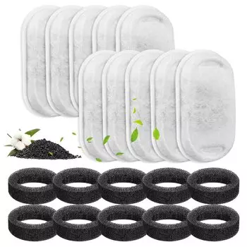 Cunina Pieces Replacement Automatic Pet Replacement Sponge Removable Drinking Automatic Cat Waterer Replacement Pet Drinking Circulating Power Energy