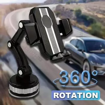 Автомобильный держатель для телефона с присоской, универсальный, суперадсорбционный держатель для телефона, держатель для лобового стекла автомобиля, центральная консоль, присоска серый
