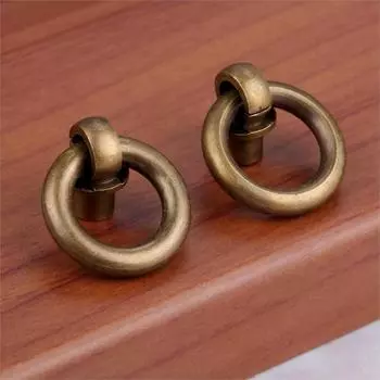 Cupboard Home Improvement Ring Knob Drawer Knob Door Pull Handle Furniture Hardware Cabinet Knobs 20mm
