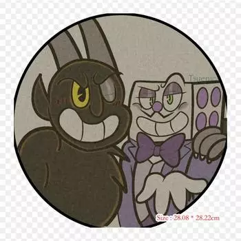 Cuphead Devil Dice утюг на теплопередаче с принтом виниловые нашивки наклейки для одежды DIY аппликации моющиеся нашивки