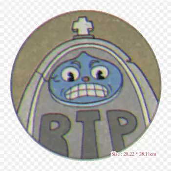 Cuphead Meta Knight, термопереносная печать, виниловые нашивки, наклейки для одежды, аппликации «сделай сам», моющиеся нашивки