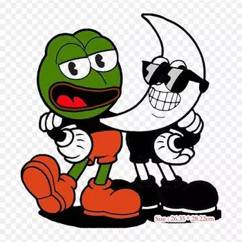 Cuphead Studio Mdhr видеоигры термопереносная печать виниловые нашивки наклейки для одежды DIY аппликации моющиеся нашивки