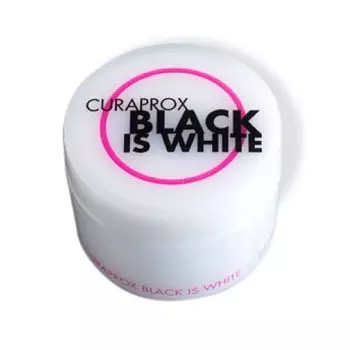 Curaprox Black — это белая порошковая зубная паста. (20g)