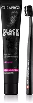 Curaprox Black is White Набор для ухода за зубами TU прозрачный