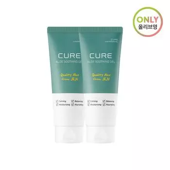 Cure Aloe успокаивающий гель обновленный 150 мл 1+1 специальный набор