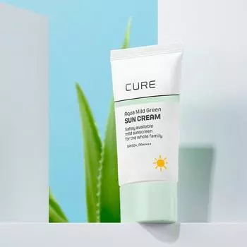 Cure Aqua Mild Green Sun Cream 40mL