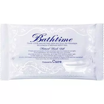 CURE Bathtime 20г Индивидуальные пакеты Общая упаковка Положите один пакет (20g) этого продукта в ванну (около 200 л) дома и хорошо размешайте, чтобы растворить