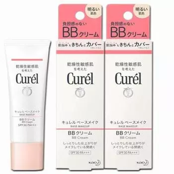 Curel Base Make BB Cream Bright Skin Color SPF30 [2 шт.] / PA+++ (4901301286499-2) (Доставка почты)
