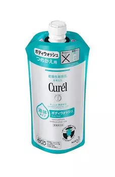 Curel Body Wash Refill 340 мл также можно использовать для мыла Weakly body soap по отдельности (Могут ли младенцы) кислотный, без отдушек, без красителей
