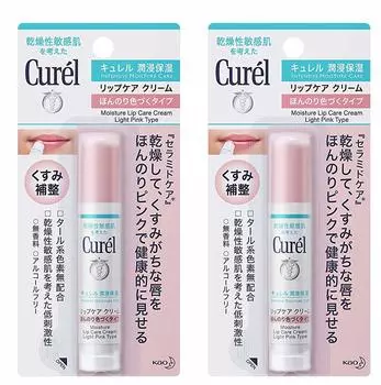 Curel Lip Care слегка окрашенный x 2 шт. [Набор 2] Кремовый, тип, 4,2 г