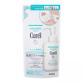Curel Moisturizing Увлажняющая эмульсия Уход за средством для снятия макияжа Сменный блок 180 мл [Очищение] [Средство для снятия макияжа] [Сменный блок]