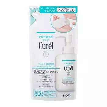 Curel Moisturizing Увлажняющая эмульсия Уход за средством для снятия макияжа Сменный блок 180 мл [Очищение] [Средство для снятия макияжа] [Сменный блок]
