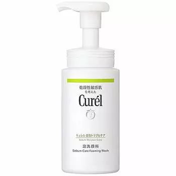 CUREL Sebum Trouble Care Foaming Facial Cleanser (Main Item) 150ml