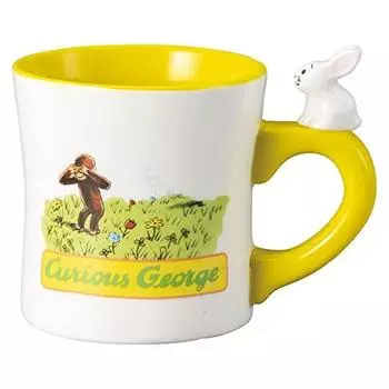Curious George Classic SAN3454 Mug with Figure