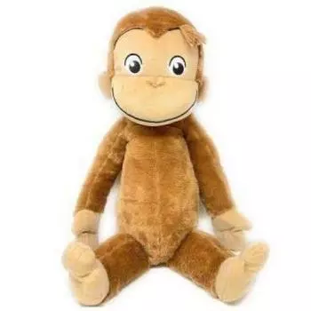 Curious George Sitting Super Big Plush Toy Curious George