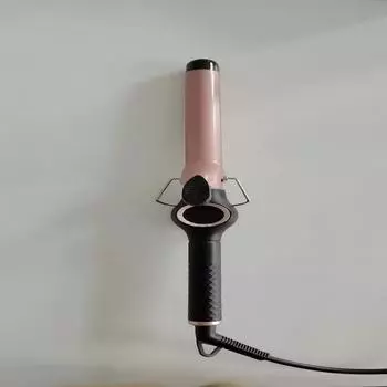 Curling Iron Ceramic Coating Hair Curling Wand with Anti-scalding Insulated Tip Hair Salon Curler W8892 розовый