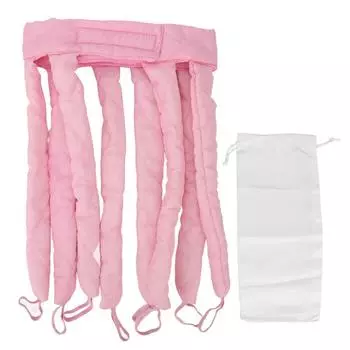 Плойка для завивки волос без нагрева, мягкая губка, спальный головной убор, плойка для завивки волос, парикмахерский инструмент с сумкой для хранения