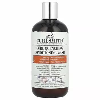 Curlsmith, Кондиционер для мытья локонов Curl Quenching, для всех типов волос, 12 жидких унций (355 мл)