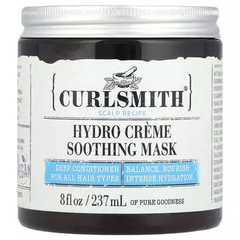 Curlsmith, Успокаивающая маска Hydro Cream, 8 жидких унций (237 мл)