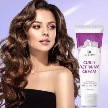 Curly Defining Cream — увлажняющий крем для вьющихся волос, контролирует пушистость и спутывание, придает объем, глубоко проникает для упругих локонов