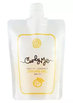 Curly Me Hair Styling Gel Refill Слегка Ароматизированный Curly Hair Tenpa Curly Hair Perm (Юдзу) (150г Заправка)