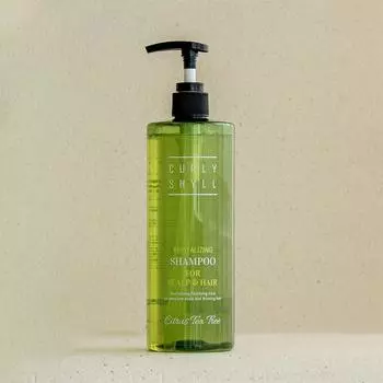 CURLYSHYLL Восстанавливающий шампунь 500г Scalp & hair Vitality, Kbeauty, корейская косметика, пробник