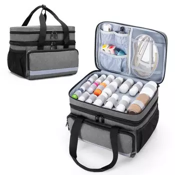 CURMIO Medical Double Layer First Aid Первая помощь Легкая в оказании первой помощи Большая серая сумка, Тип, Сумка, Комплект, Сортировка, Хранение, Емкость,