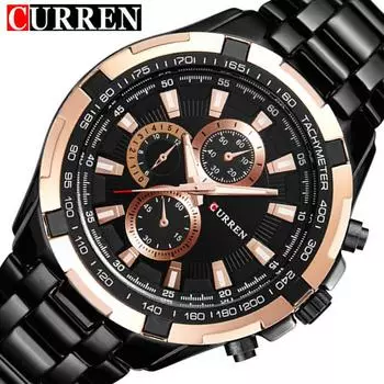 CURREN Новые лучшие мужские часы Повседневные часы Деловые часы в классическом стиле