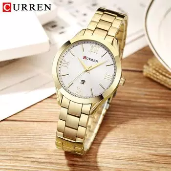 CURREN Женские часы Женские часы Кварцевые модные женские часы