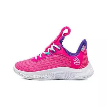 Curry Brand Sesame Street x Curry Flow 9 PS Street Pack — Детские кроссовки Abby Cadabby Pink Electro-Pink Fresco-Blue 3024250-605 28