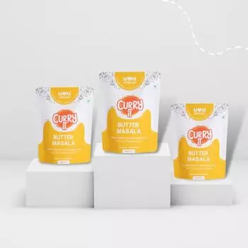 CURRYiT Паста карри с курицей и маслом по-даба Просто добавьте курицу (Пакет из 3) Pack of 3