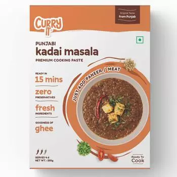 CURRYiT Пенджабская паста карри кадай масала 8,8 унций пасты карри из баранины, курицы и рыбы 8.8 oz