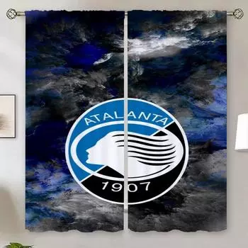 Curtains for Kitchen Curtain A-Ata-lanta-B-C Blinds Luxury Curtains for Living Room on Sale Blackout Curtain 100% Blind Shades W50xH70cmx2pcs-CL