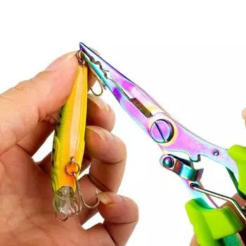 Curved Mouth Fishing Pliers Anti-slip Luya Pliers Fish Mouth Pliers Hook Fishing Tools