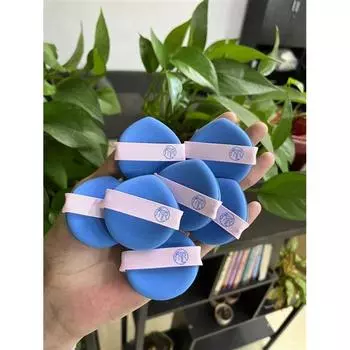 Cushion Powder Puff Drop-Shaped Bubble Water Becomes Bigger Smear-Proof Makeup Finishing Makeup Makeup Tools Smurfs Flaw 20