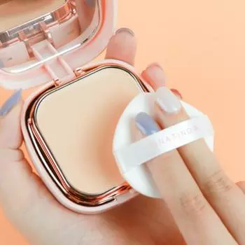 Кушон, который не размазывается Natinda Watery glow tone-up кушон с хорошим покрытием, Natinda Silky Cover Pact_No. 21, 1 шт.
