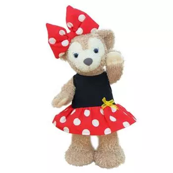 cushu cush Shelliemey Одежда Костюм Даффи Шеллиемей Минни Координация Красное Платье В Горошек Лента 43 см Размер S &
