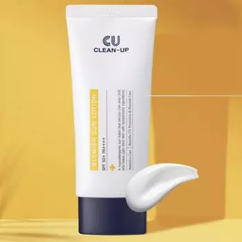 CUSKIN CU Clean Up Blemish Sun Lotion 60мл SPF50+ PA++++, Kbeauty, корейская косметика, пробник