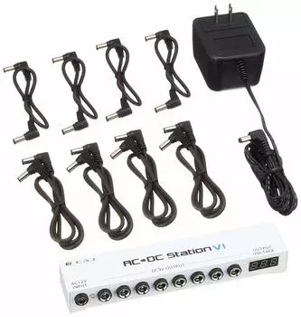 CUSTOM AUDIO JAPAN CAJ Блок питания для эффекторов AC/DC Station VI (адаптер, в комплект входит кабель постоянного тока)