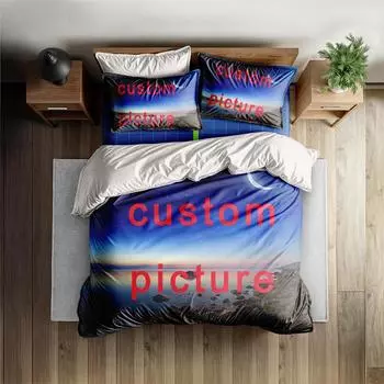 Custom Bedding Set Personalize your photo any you like Creat Your Own Bedding Style 140x210cm
