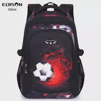 Custom Boys Backpack: Lightweight, Large-Capacity, Multi-Compartment for School, Football, and Basketball