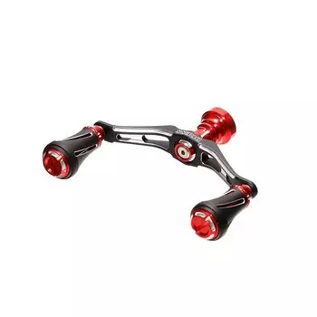 Custom handle W and left [DRESS] Vertex/Daiwa 90mm/Right use/Red красный