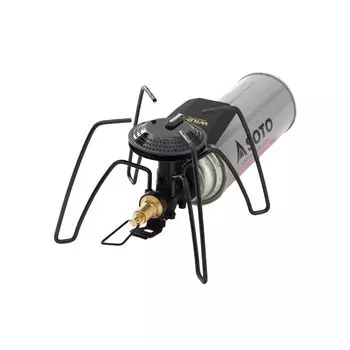 Индивидуальная газовая плита SOTO с регулятором, Сделано в Японии, Одноконфорочная, Оснащена микрорегулятором, Ветрозащита, Интегрированный баллон CB, Для улицы, Предотвращение катастроф, Кемпинг