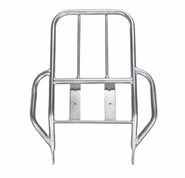 CustomDivine Задний багажник для Honda XR250 XR400 BAJA MD30 Baja Черный Серебристый Серебряный Внешний продукт Мотоциклетные кастомные детали (Серебряный)