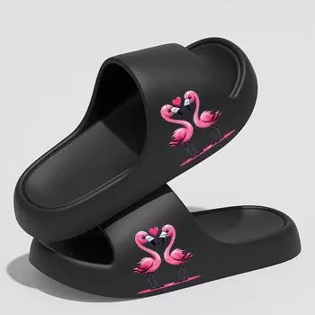 Customizable Cartoon EVA Slippers: Soft-Sole, Summer, Unisex, Indoor/Outdoor. 36/37