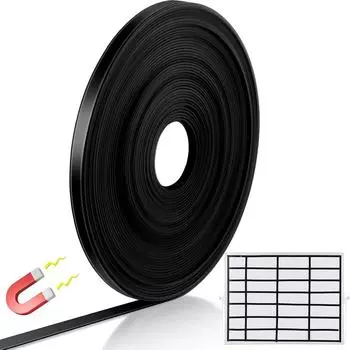 Customizable Length Magnetic Tape Roll Thin Strips for Various Uses 6MM